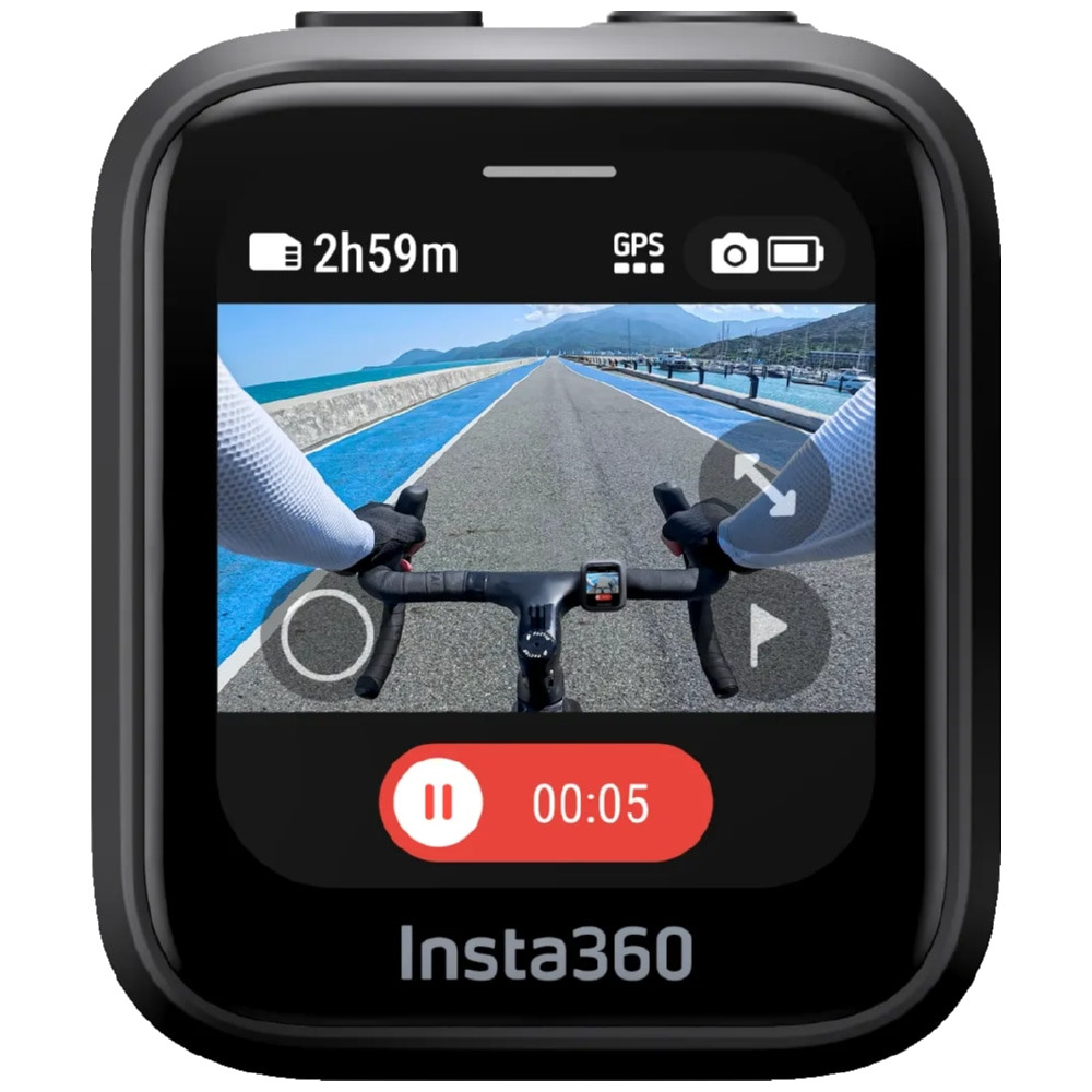 Insta360 GPS Preview Remote w/ Built-In Mic voor o.a X5