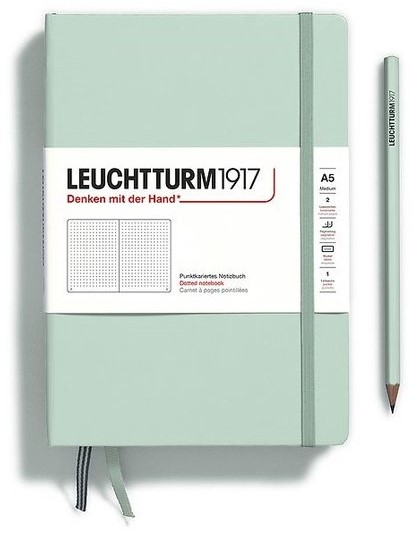 Leuchtturm Mint Green, Medium (A5), 251 p., dotted
