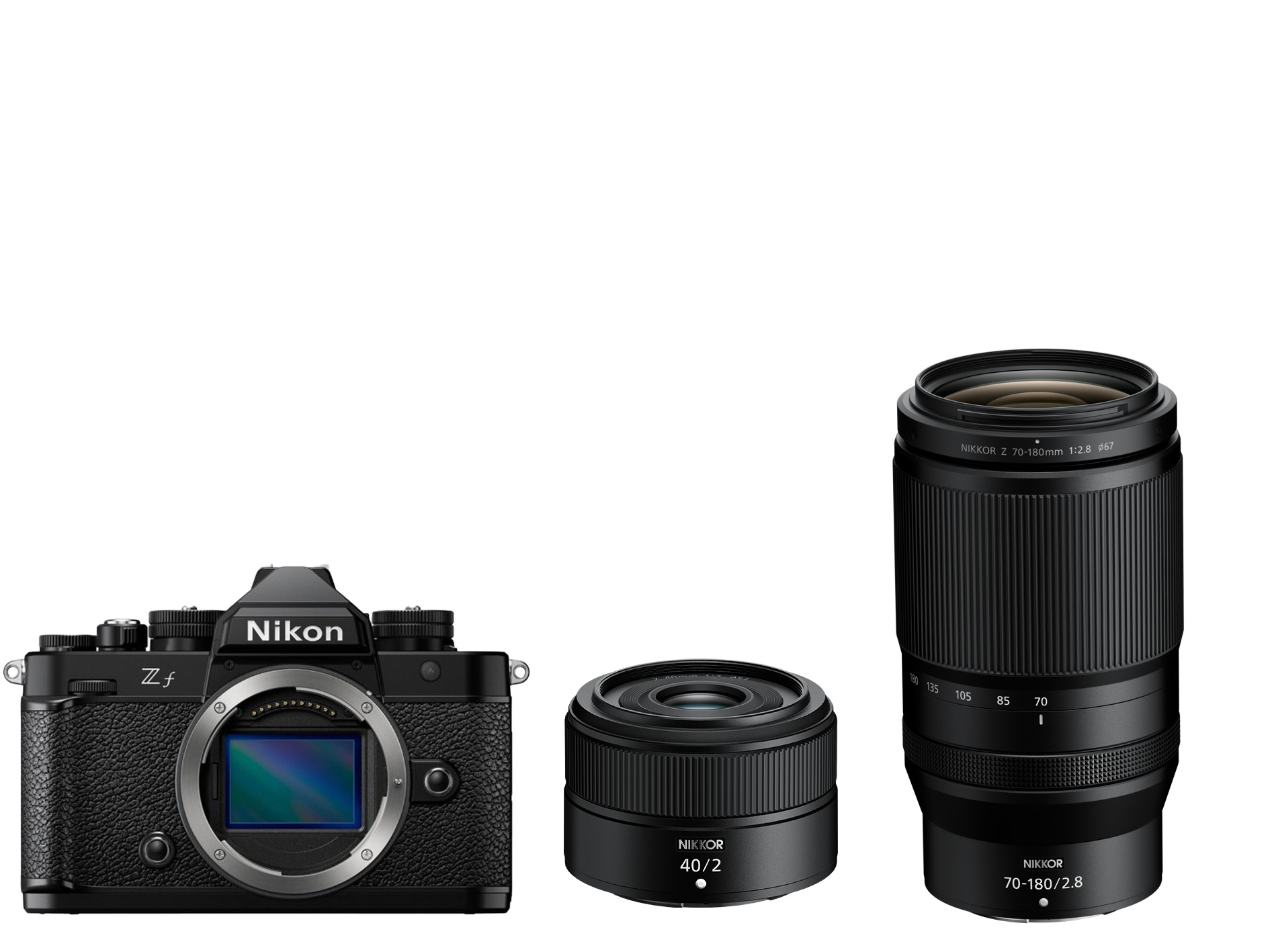Nikon Z f Lens Kit (with 40mm f/2.0)+NIKKOR Z 70-180mm f/2.8