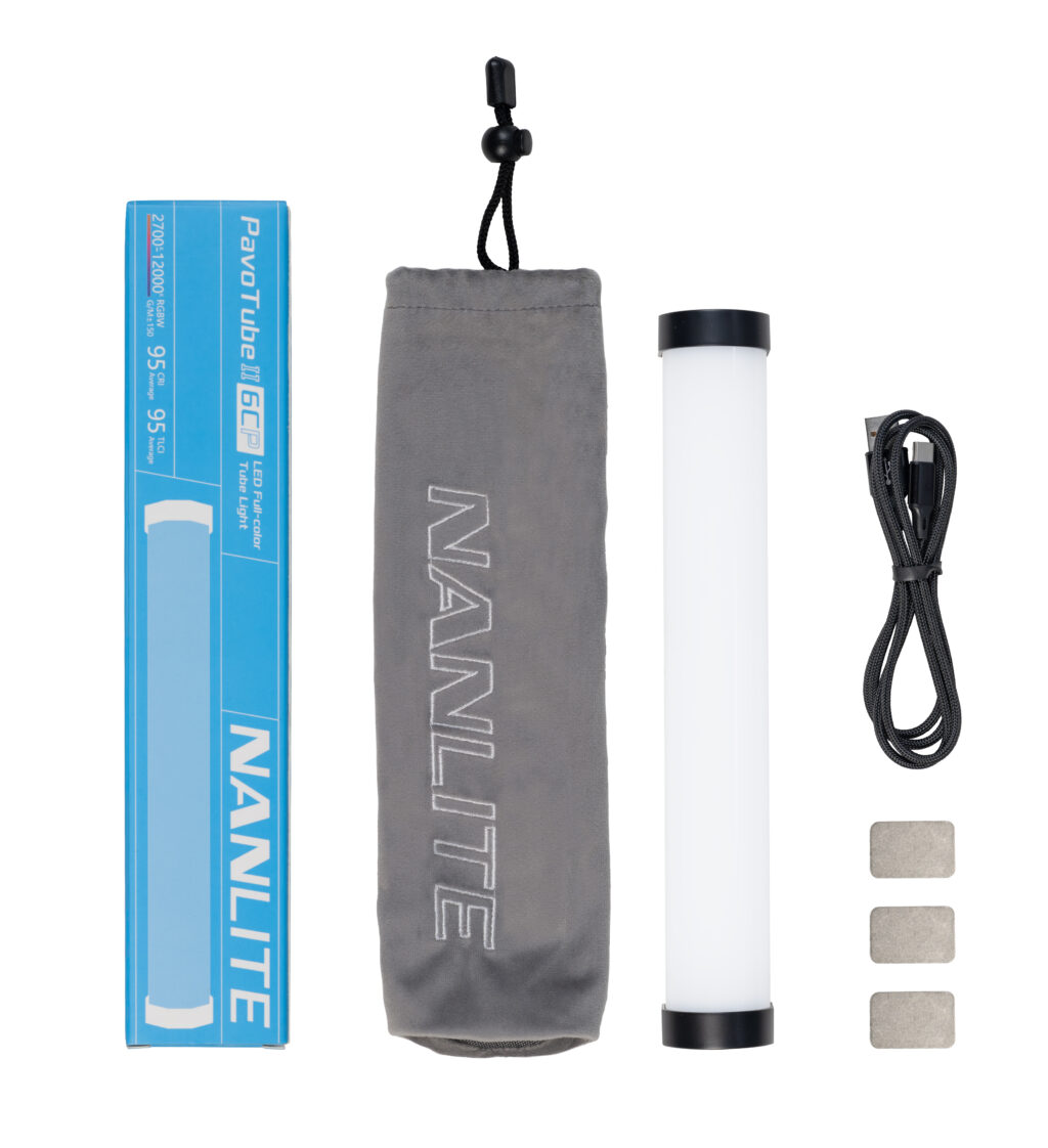 Nanlite Pavotube 6CP II Full-Colour Tube Light (w/ Battery)