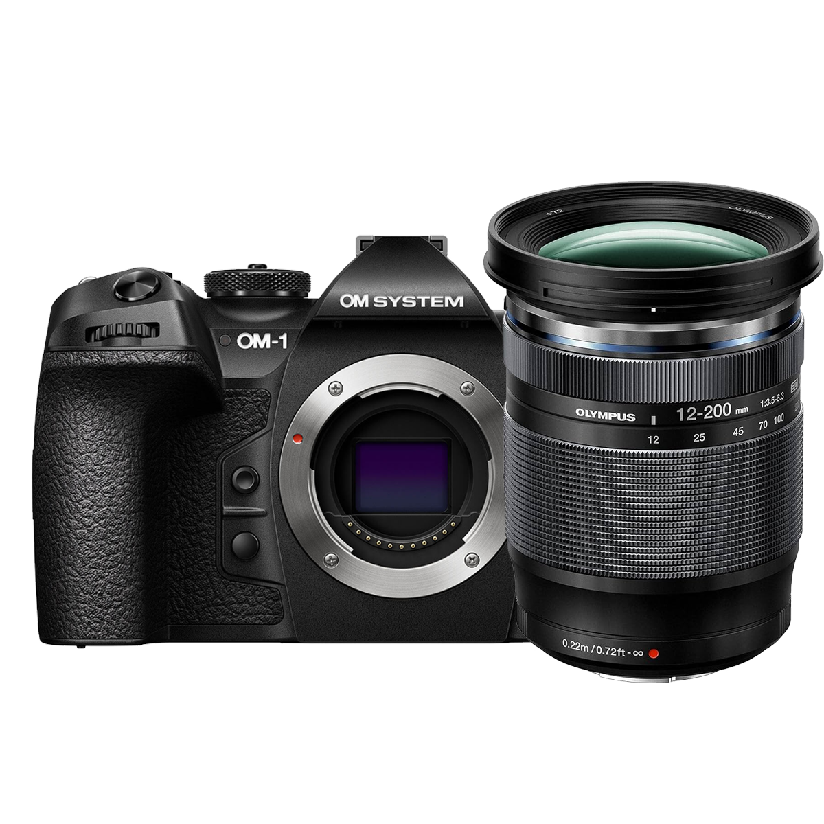 OM SYSTEM OM-1 Mark II Body + M.Zuiko Digital ED 12-200mm F3.5-6.3 black