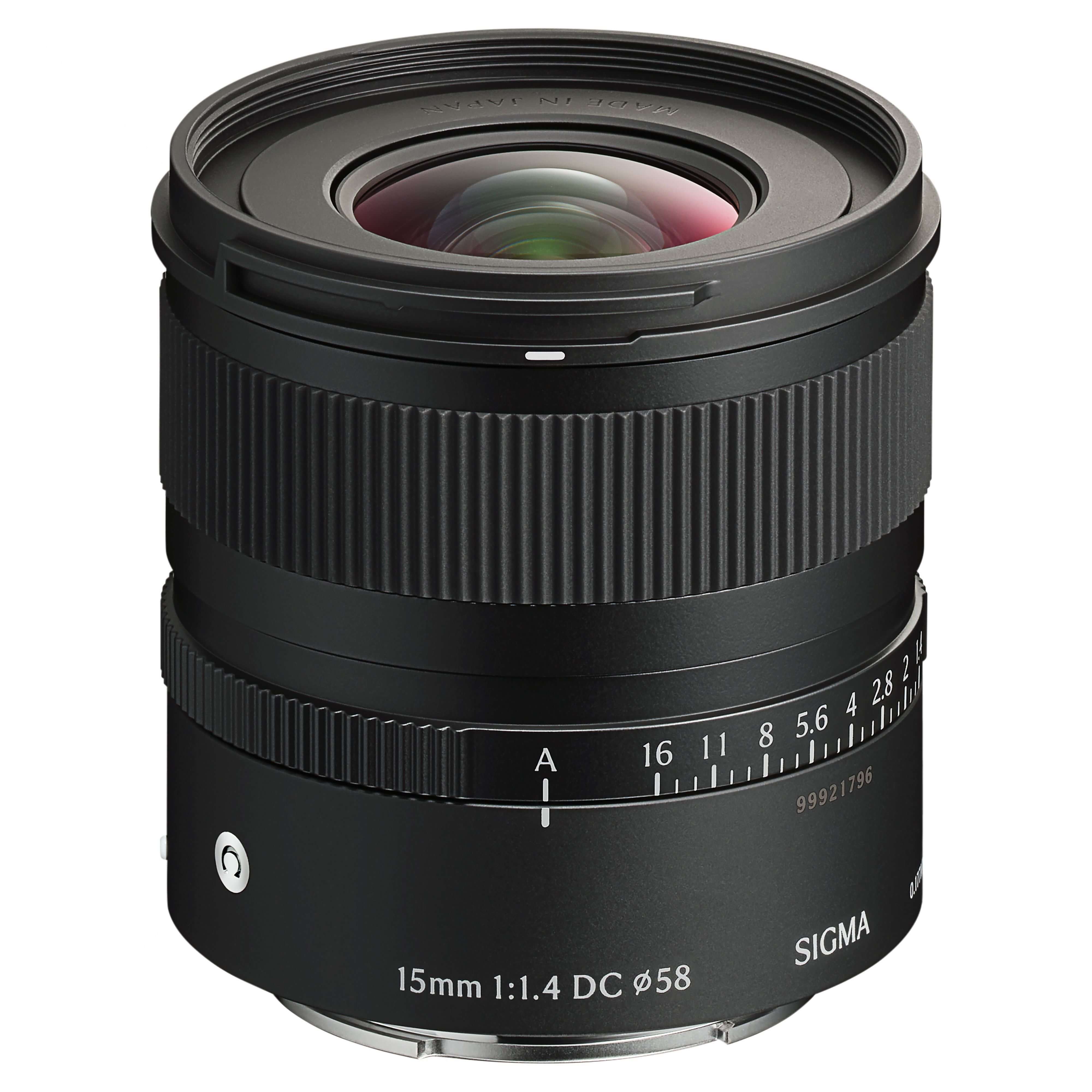 Sigma 15mm f/1.4 DC voor F/X-Mount