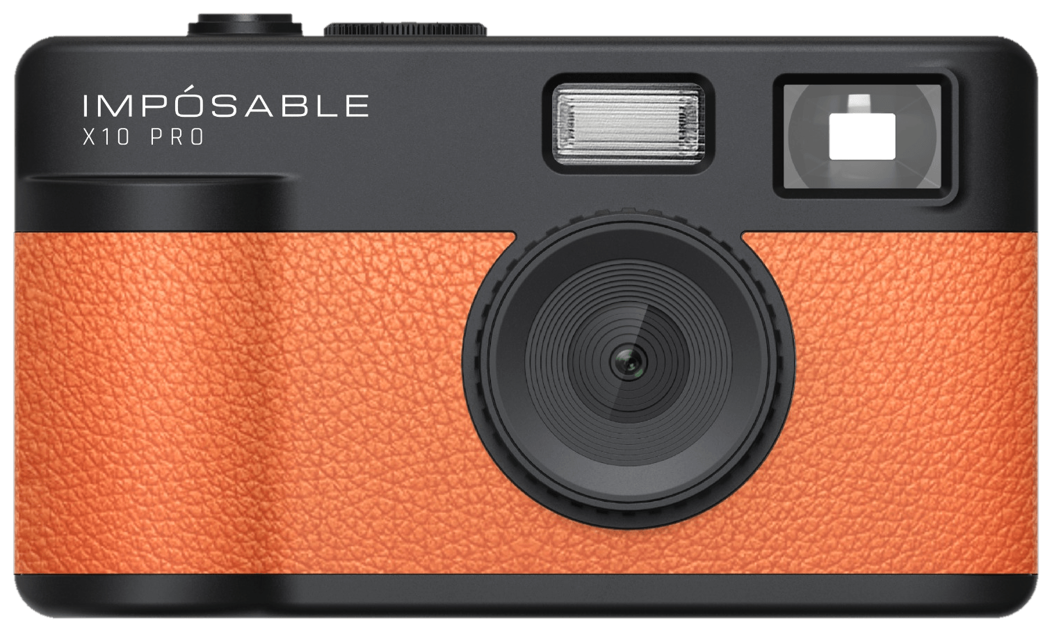 IMPÓSABLE - X10 PRO - Signal Orange - 12MP - Screenless Retro Camera - incl 4GB Memory Card