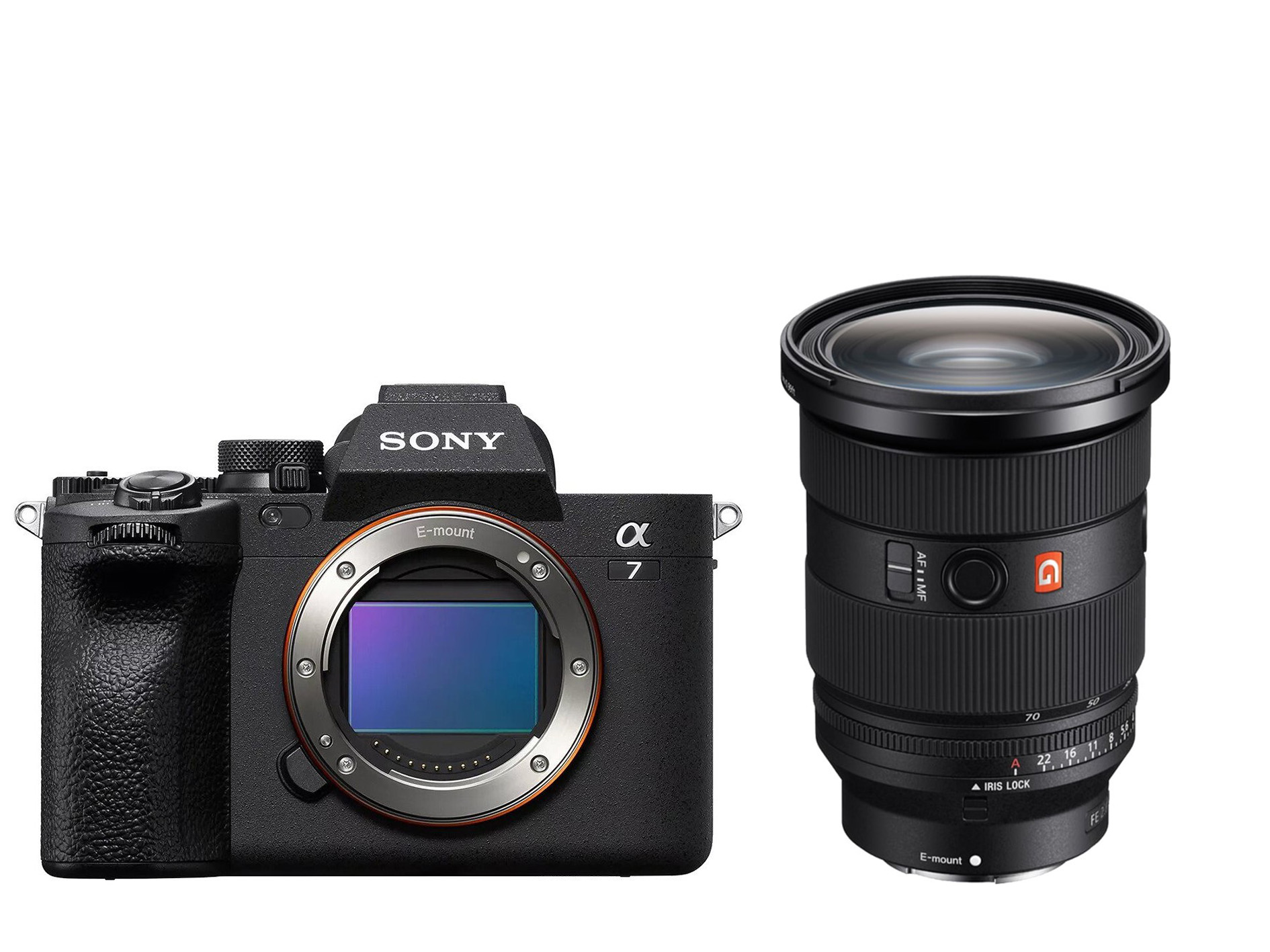 Sony A7 Mark IV body Zwart + Sony SEL 24-70mm F2.8 GM2