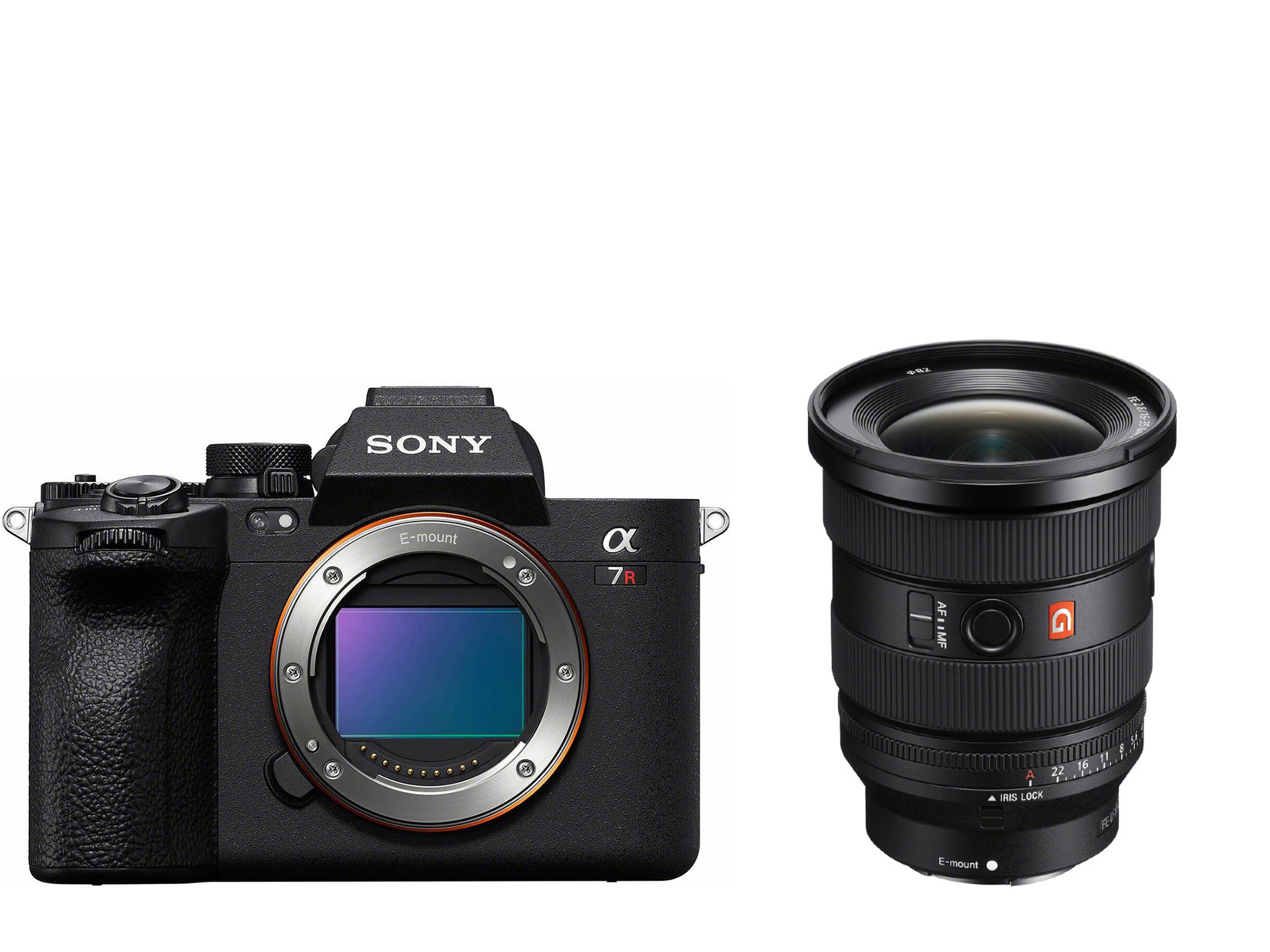 Sony A7R V body Zwart + Sony SEL 16-35mm FE f/2.8 GM II