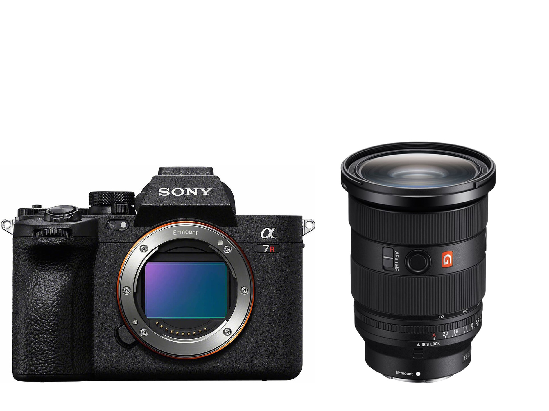 Sony A7R V body Zwart + Sony SEL 24-70mm F2.8 GM2
