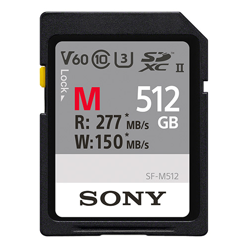 Sony SDXC 512GB UHS-II Entry Series CL10_U3 R277/W150 V60...