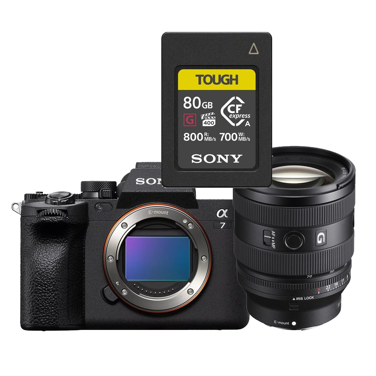 Sony A7 IV + FE 20-70mm f/4.0G + Sony CFexpressType A 80GB