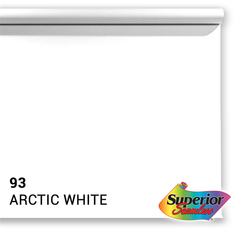 Superior Achtergrondrol Artic White (nr 93) 2.18m x 11m