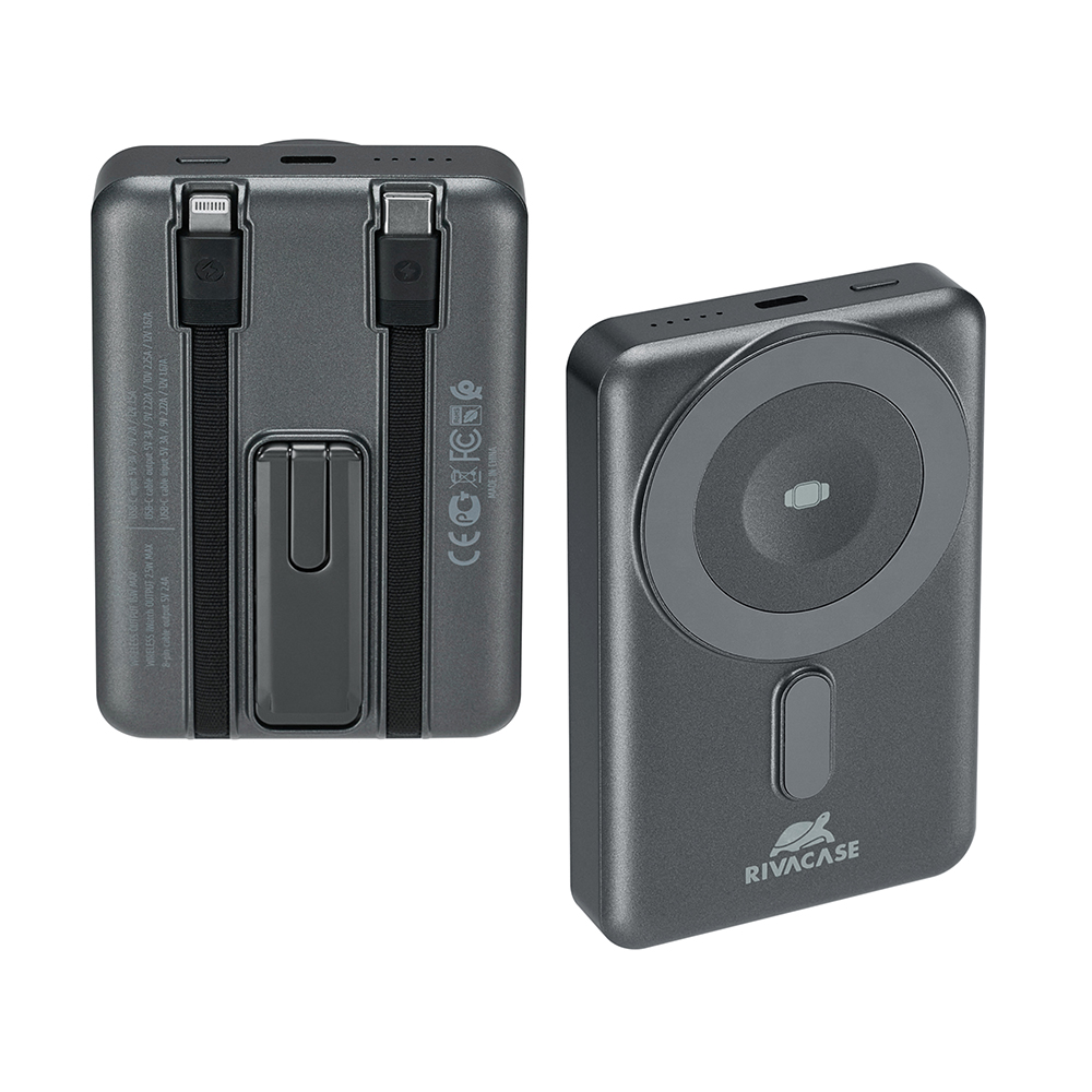 RIVACASE VA2608 Magsafe Qi WIRELESS 15W + QC/PD 22.5W portable battery