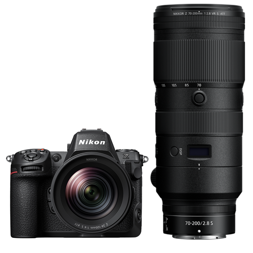 Nikon Z 8 Lens Kit (w/24-120 f/4 S)+NIKKOR Z 70-200mm f/2.8 VR S